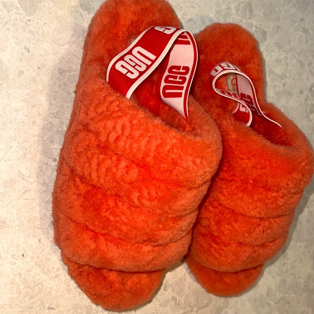 Orange Ugg fluff yeah